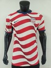 Usa National Team Soccer Jersey Red White Blue Striped Shirt  Size Xl