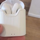 Tws I5 Wireless Bluetooth In-ear Earbuds  White  Charging Case  Mic