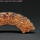 3 8 old Chinese Ancient Hetian Jade Carved Jade Bi Yubi Sacrifice Statue