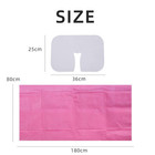100 Pieces Disposable Non Woven Massage Table Sheets Set Include 50 Pieces 31x71