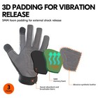 Vgo 1 3pairs Synthetic Leather Work Gloves For Men  Mechanic Gloves sl7584 