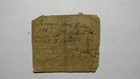 1760 Five Shillings North Carolina Nc Colonial Currency Note Bill  5s  July 14 
