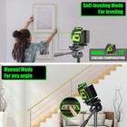 16 Line Laser Level 360 Self Leveling professional 4x360  green Cross Green