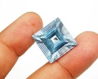 Natural 29 20 Ct Beautiful Royal Sky Blue Topaz Square Cut Loose Gems Certified