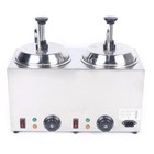 Cheese Dispenser With 2 Pumps 2 X 2l Electric Nacho Cheese Sauce Warmer 30-110   