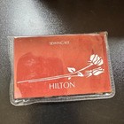 Hilton Hotel Vintage Travel Sewing Kit Scissors Needle Thread Mini Repair Set