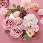 New-rose Artificial Flowers Combo Pink Silk Roses For Wedding Diy   Home Decor
