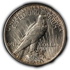 1921  1 Silver Peace Dollar - High Relief Key Date - Unc Dets - Sku-b5764