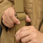 Tourbon Hunting Rifle shotgun Sling Webbing Strap Leather End Adjustable -brown