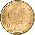 France Gold 10 Francs   0933 Oz  - Rooster - Avg Circ - Random Date