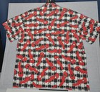 Vtg Lobster Shirt W butter Buttons Dog Day Design No Size Tag Unisex Lobsterfest