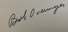 Bob Overmeyer Nasa Astronaut Apollo Skylab Autographed Signed Card Free Ship