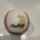 Game Used Rawlings Official National League Baseball W  Derek Jeter Autograph