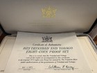 1973 Trinidad And Tobago Tenth Anniversary Mint Set 8-coin Set Franklin Proof