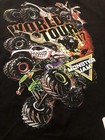 A46- Monster Jam - World Tour 2017 T-shirt - Size Large Grave Digger  Zombie 