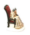 Department 56 Dickens Great Expectations Red Chair Woman Queen Figure 