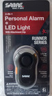 Sabre Personal Alarm With Clip Led Light 120db Weatherproof Runner Alarm