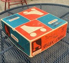 Vintage Chicago Roller Skates Brown Suede Orange Quad Wheels Original Box Size 5