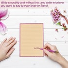 100pcs Vintage Kraft A5 Lined Letter Paper Retro Writing For Home Office