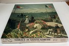 Claude Monet Terrace At Sainte Adresse A Fine Art Jigsaw Puzzle 18 x24  Vintage