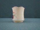 Wood Lake Mn Minn Minnesota Advertising Souvenir Custard Glass Toothpick Holder