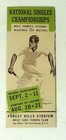 1937 Tennis National Singles Championships Forest Hills New York 2 Brochures