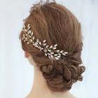 Wedding Style Crystal Hair Comb  Rhinestone Flower Rhinestone Crystal Hairpiece