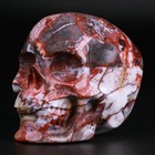 3 0  Mexico Crazy Lace Agate Carved Crystal Skull  Realistic  Crystal Healing
