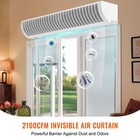 60  Commercial Indoor Air Curtain Super Power 2 Speeds 2100cfm  Wall Mounted Air