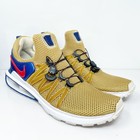 Nike Mens Shox Gravity Ar1999-700 Gold Running Shoes Sneakers Size 11