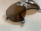 Vintage B l Ray-ban Aviator Sunglasses Black Frame 58  14 Brown Glass Lenses Usa
