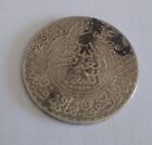 Rare Silver Coin 5 Dirhams 1321 Ah Moroccan  Abd Al Aziz Paris Mint 1903   50