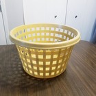 Rubbermaid Laundry Baskets 2966 Beige 2x Roughneck Vintage Round Hamper Lot