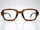 Nos Usgi Issue Bcg s Uss Size 46-22 Brown Sunglasses  Eyeglasses Frame Vintage