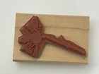 Stampin  Up  Wood Mounted Rubber Stamp Floral Flower