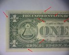 1985  1 Federal Reserve Note       Front To Back Off-set Print Error     rare    a u    