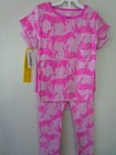 New Carters Girls 4 Pcs  Snug Fit Cotton Pajama Set   Size 6