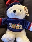 Kmart Christmas Holiday Teddy Bear Boy 2002 Dan Dee Plush Blue Outfit Tag