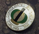 Consolidated Bathurst Inc Curling Pin Badge 