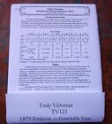 Truly Victorian Sewing Pattern Tv121 Petticoat Train Costume Theatre Multi Sizes