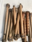 Wood Spools Bobbins Wooden Industrial 3 -8 75  Vintage Quills Mix Lot-30 