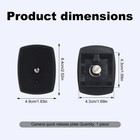 Camera Quick Release Plate Tripod Adapter Mount Replacement Accessories