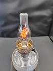 Vintage Aerolux Neon Orange Flowers Decorative Light Bulb With Lamp Lantern Base