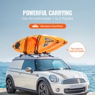 Kayak Roof Rack 2 Pairs Soft Roof Rack Carrier For Kayak Surfboard Car Suv