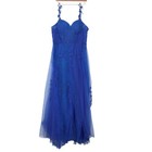 Royal Blue Floral Lace Tulle Formal Gown Plus Size 18 Sweetheart Prom Dress 22