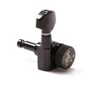 Genuine Tone Ninja 19 1 Locking Tuners  8 String 4x4 Set  Black