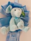 New Kelli Loons Blue Elephant It s A Boy Birth Announcement Hanger - Baby Shower