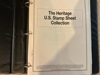 The Heritage Us Stamp Sheet Collection Mint Nh 1996-2009  In Binder