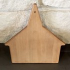 Vintage Carved Wood Church Wall Plaque Farmhouse Cottage Core 12x11