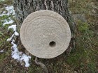 Antique Granite Mill Stone Millstone Grindstone 12  X 3 3 4  Beautiful nice